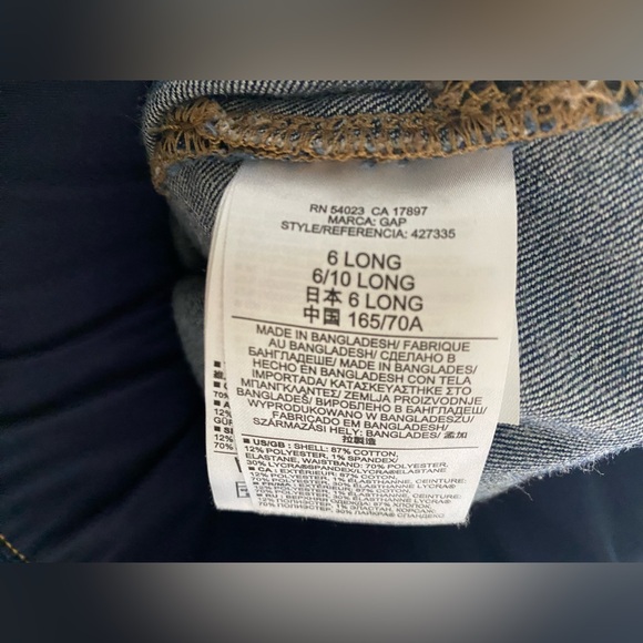 GAP maternity bootcut jeans 6L - Picture 5 of 6